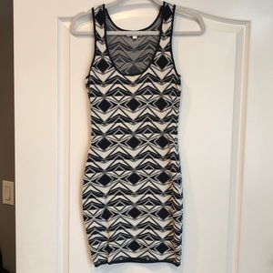 Printed mini dress
